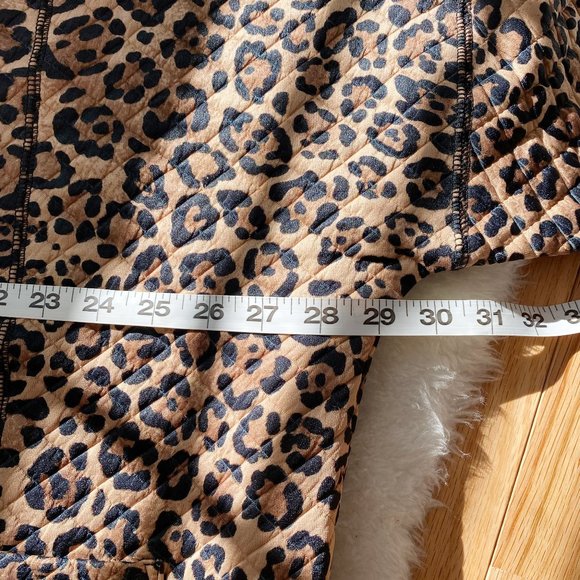 Ruby Rd. Women's Animal Print Leopard Zip-front Jacket, Front Pockets, 3X - Picture 5 of 9